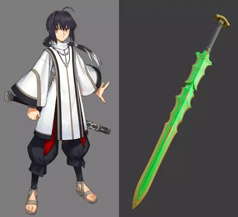 Fate Samurai Remnant yamato takeru amenomurakumo no Tsurugi