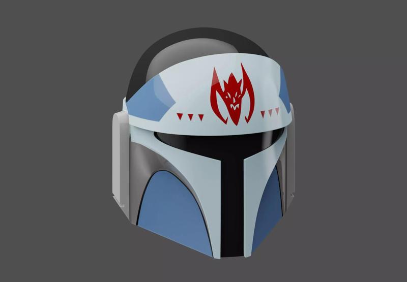 Fenn Rau Helmet 3D Print Files STL - Star Wars Rebels