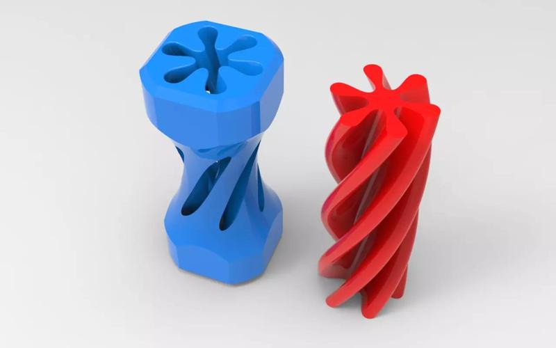 Double Spiral Passthrough 3d model - High quality