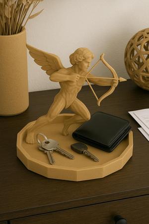 Winged Archer Jewelry Dish – Mythical 3D Printable Catchall Tray