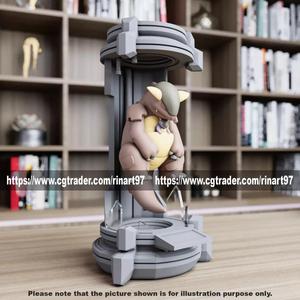 Kangaskhan in the lab from pokemon