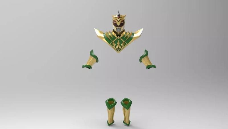 Lord Drakkon Complete Armor from MMPR for 3D Printing