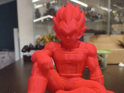 Stylized Vegeta Figurine