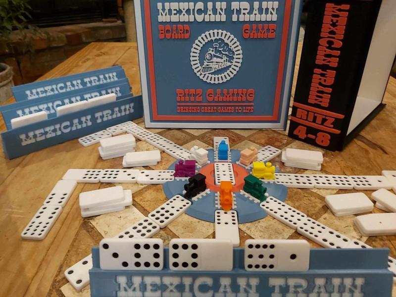 MEXICAN TRAIN GAME - Bookcase Edition