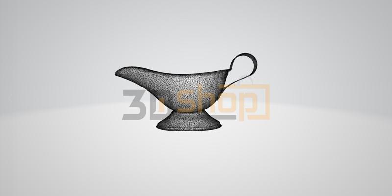 Sauciere - Kitchen tool, Kitchen equipment, tableware, food, serving dishes, decoration, 3D Scan, STL File