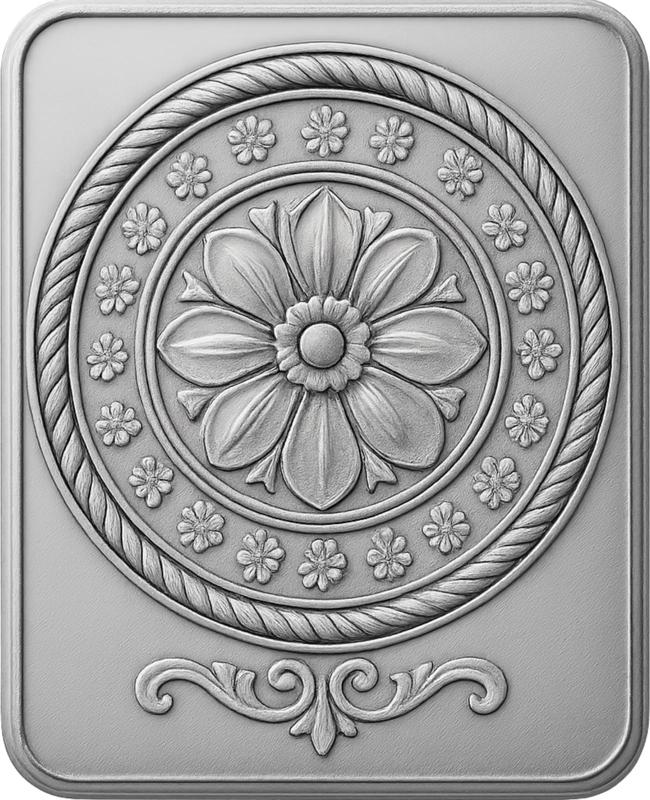 victorian ceiling tile floral design 002