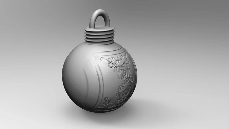 Bola de navidad-caballeros del zodiaco- ANDROMEDA