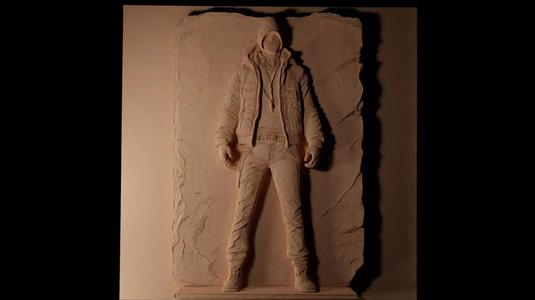 Marcus Holloway Watch Dogs CNC 3d Print High Relief Sand Casting