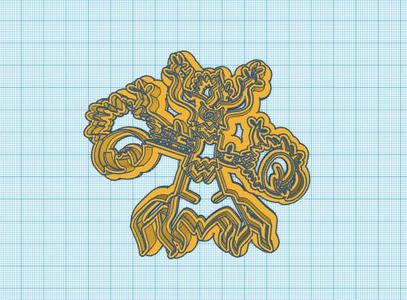 Pokemon: Trevenant Cookie Cutter