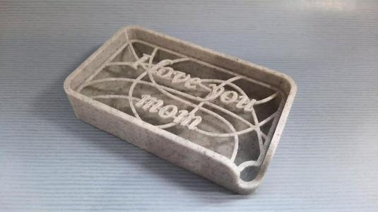 Soap Holder Dish I love you mom - 2 Models