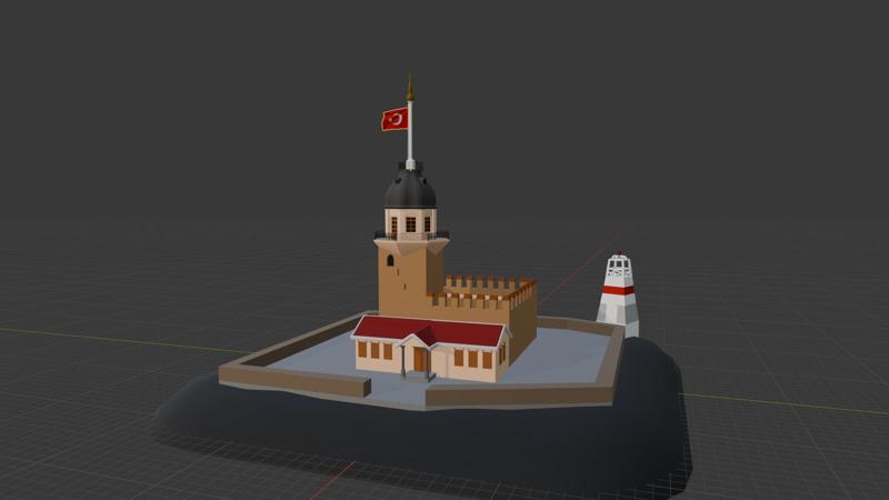 Istanbul Maiden's Tower (Kiz Kulesi)