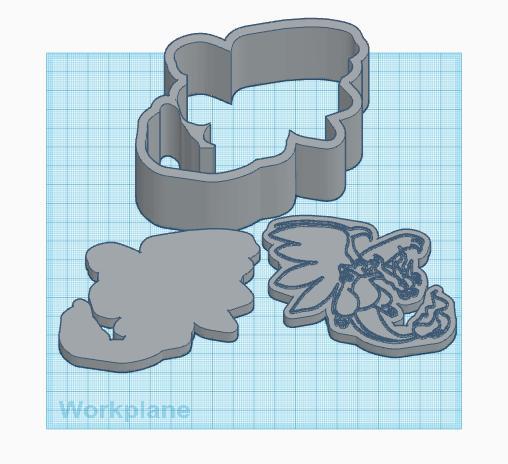 Pokemon: Mega Charizard X Bath Bomb Mold