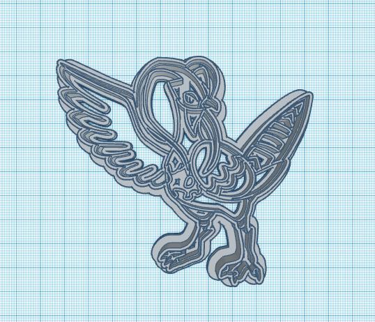 Pokemon: Unfezant Cookie Cutters