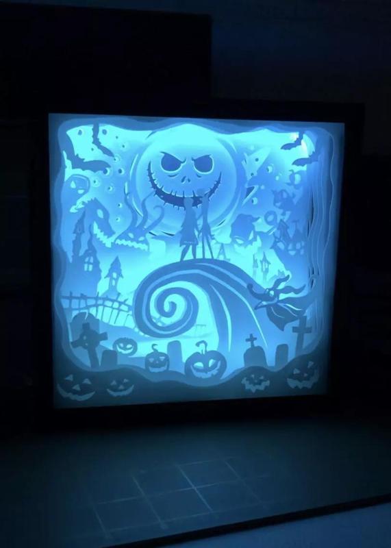 Lightbox Nightmare Before Christmas