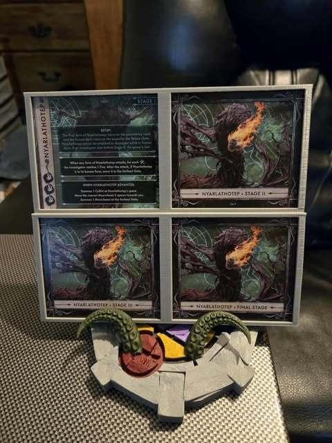 Cthulhu: Death May Die Elder One Stage Card Holder and Base