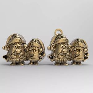 mr and mrs potato christmas decor