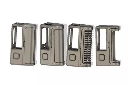 Boro Mechanical Mod with PROTOCOL connector and 4 battery cover
