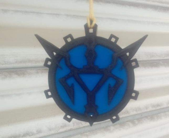 Residual Evil 4 Blue Illuminated Medallion