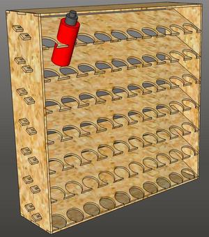Paint rack for Valejo