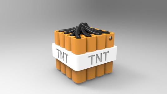 keychain minecraft tnt