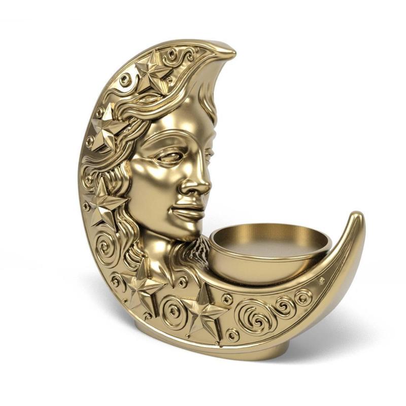 Candle holder moon