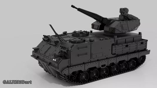 Rheinmetall Skyranger 30 - 3D Printable Model