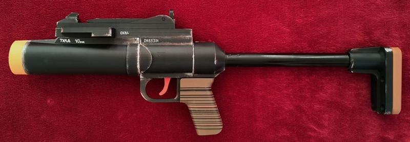 Airsoft 40mm launcher