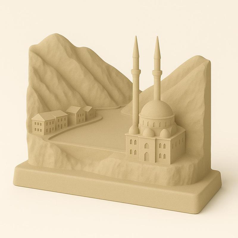 Uzungöl – 3D Printable Scenic Lake Village