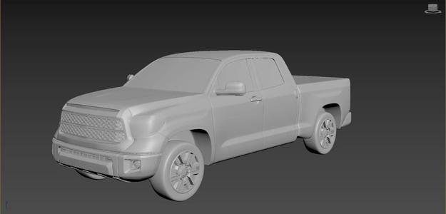 Toyota Tundra 2020 on a small scale