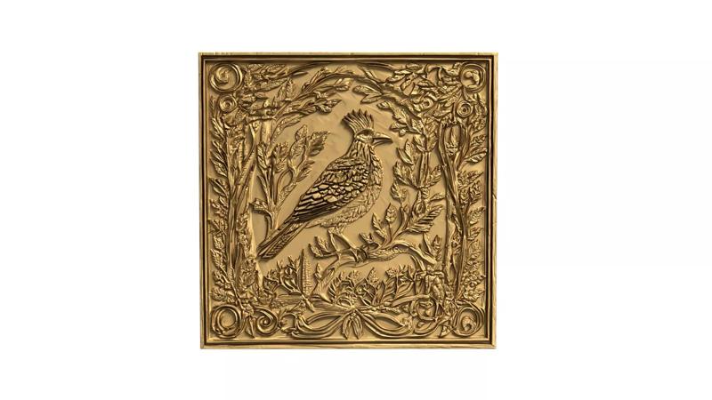 decor set wall panel ornament mural CNC 05 3D print