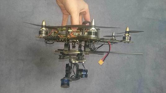 Blackout Spider Hex Gimbal Mount (Tarot 2D)