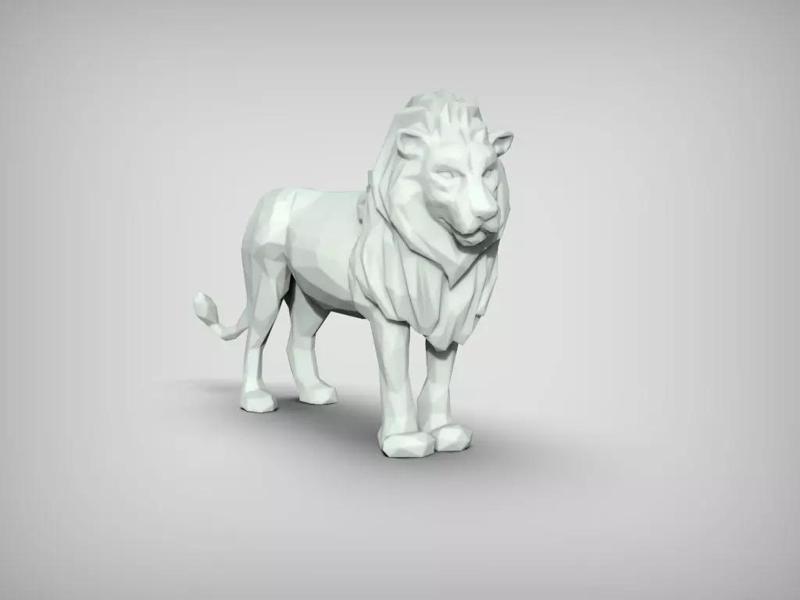Lion - Low Poly