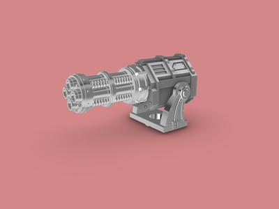 Quad Mortar Artillery Cannon for Rapier Batteries etc