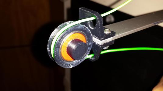 180* Filament Guide on a bearing.