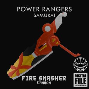 FIRE SMASHER CANNON - POWER RANGERS SAMURAI - COSPLAY/MINIATURE