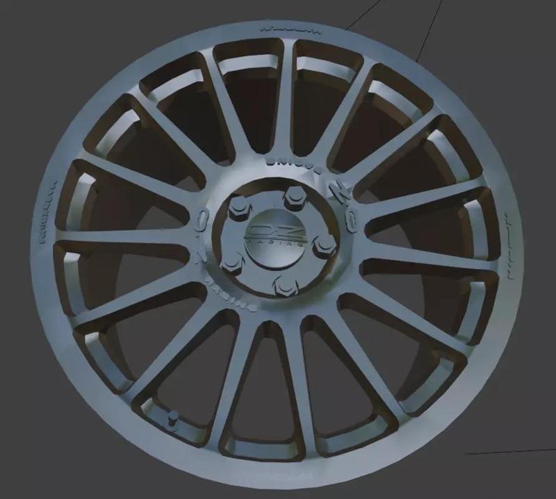 OZ Superturismo Magnesio Wheels Rims 3D Print Ready
