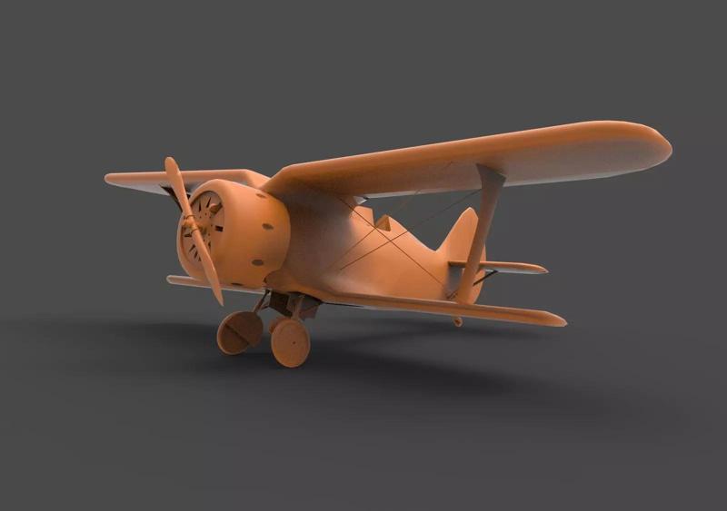 Polikarpov-153 vintage biplane