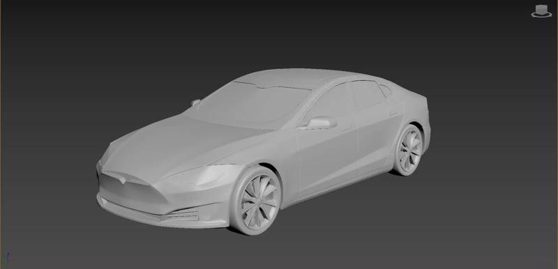 Tesla Model S on a small scale