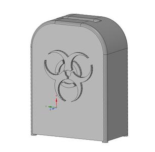 Safety Razor Blade Bin