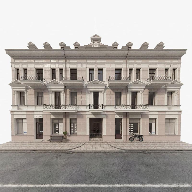 Facade Mansion the palace