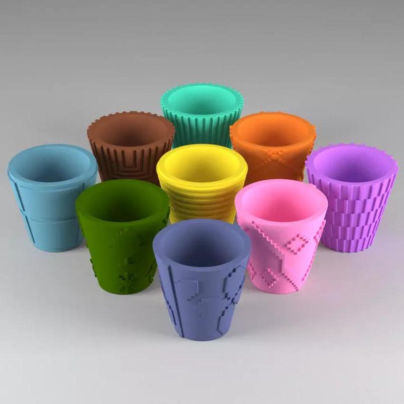 miniature flower pot collection