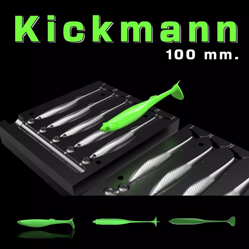 MOLD Kickmann 100 mm STL STEP FILE FOR CNC AND 3D PRINT