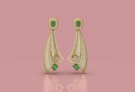 Beautiful Diamond Earring -  0016
