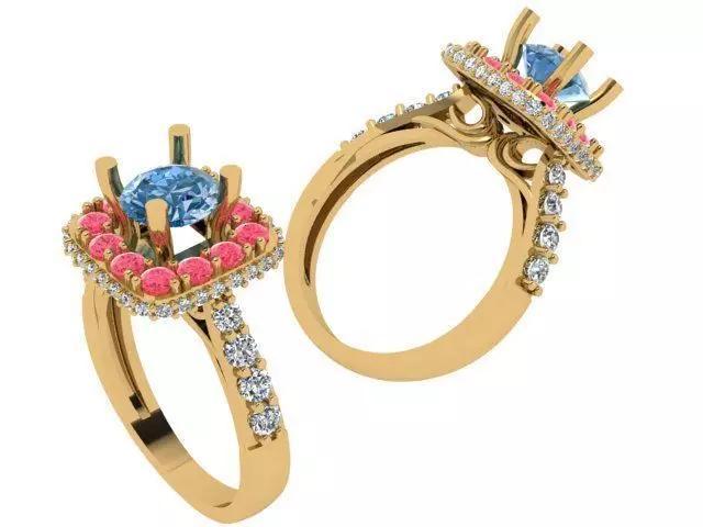 A Collection of Simple Stone Studded Women Rings