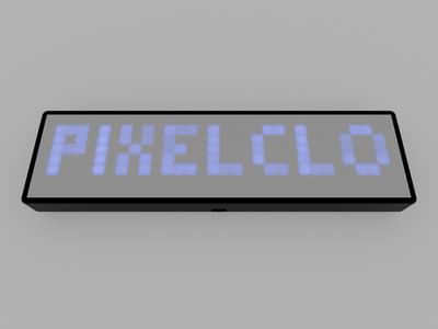 AWTRIX Pixel Clock display