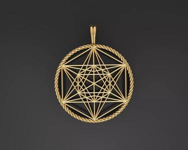 Metatron Cube Pendants