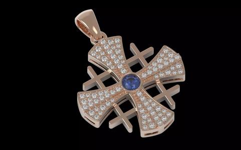 Jerusalem Cross pendant