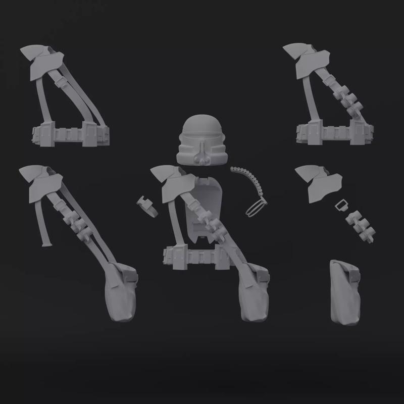 Airborne Clone Paratrooper Kit - One12 - STL files