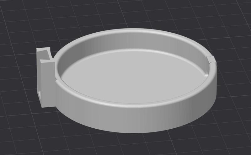 Support for 60mm lamps