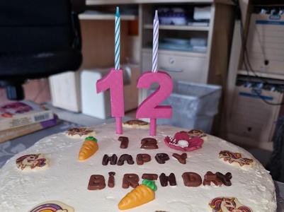 Birthday Numbers for Cakes